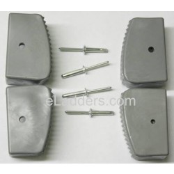 Type 1/Type II Outer Foot Assembly Kit (includes 2 Left and 2 Right Feet, 4 Rivets)