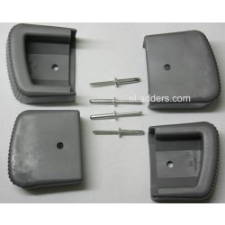 Type 1AA Outer Foot Assembly Kit (includes 2 Left and 2 Right Feet, 4 Rivets)